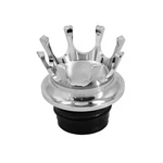 Hdbubalus Motorcycle Vented Gas Cap King Crown Fuel Tank With Chrome. Fixed Price $18.23.