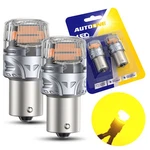 Pair 1156 Amber Led Turn Tail Signal Light Bulb Error Free Smd Silver Brs Bright. Fixed Price $12.34.