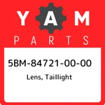 5BM-84721-00-00 Yamaha Lens, Taillight 5BM847210000, New Genuine Oem Part. Fixed Price $33.60.