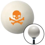 Orange Skull Ivory Knob W/ M16X1.5 Insert Shifter Auto Manual Custom. Fixed Price $89.95.
