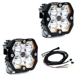 Baja Designs Squadron 2.0 Pro Led Pair Clear Spot Pod Lights & Wiring Harness. Fixed Price $479.95.