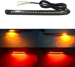 Universal Amber Red Led Light Strip Motorcycle Tail Brake Stop Turn Signal. Fixed Price $17.81.