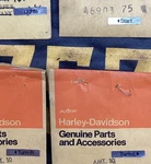 Nos Harley Label Indicator Decal Set Of 4 Amf Shovelhead - See Desc For Part #'s. Fixed Price $20.00.