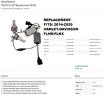 Rivco H9/H11 Led 6000K Replacement Bulb Set For 14'-20' Harley Flhr/flhx. Fixed Price $60.00.
