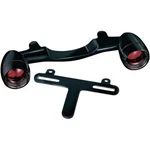 Kuryakyn 5405 Black Bullet Rear Turn Signal Bar For 99-13 Touring & 00-17 Flst. Fixed Price $329.99.