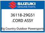 Suzuki Oem Part 36118-29G51 Cord Assy. Fixed Price $24.49.