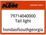 Ktm Oem Part 79714040000 Tail Light. Fixed Price $114.57.