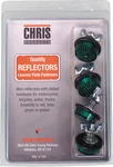 Chris Products Mini-reflectors Red 4/PK CH4R. Fixed Price $15.99.