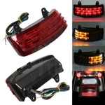 Tri-bar Led Rear Tail Fender Tip Light Red For Harley Touring Street Glide Flhx. Fixed Price $17.65.