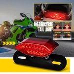 Universal Motorcycle Led Turn Signals Brake Integrated License Plate Tail Light. Fixed Price $15.19.