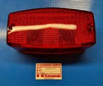 New! Genuine 1980 Kawasaki KZ1300 B2 Stanley Tail Light Lens. Fixed Price $199.95.