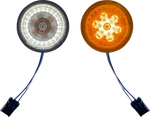 Custom Dynamics Probeam? Front Turn Signal Inserts - Smoke Lens Led. Fixed Price $149.95.