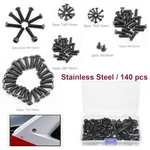 Stainless Steel Fairing Bolts Screw Kit For Kawasaki Ninja 300 400 250R 650R. Fixed Price $19.88.