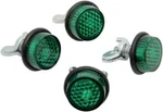 Chris Product Quality Green Reflectors License Plate Clam Fastener Hardware CH4G. Fixed Price $11.99.