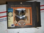 N.o.s. Harley Davidson Flat Lens Fatboy Gold & Chrome Visor Covers 68104-96. Fixed Price $49.00.