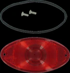 Drag Specialties 2010-0222 Lens Cateye Red. Fixed Price $20.49.