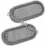 Wesbar Horizontal Oval Led Stop/tail/turn Lamp, Red, 6-INCH. Fixed Price $124.03.
