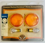 Nos Harley-davidson Genuine Front Turn Signal Trim Ring Bullet Oem 69754-04. Fixed Price $15.99.