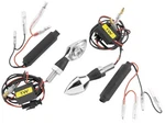 Bikemaster FA44-BLK Micro Bright Turn Signals Chrome. Fixed Price $56.73.