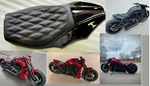 Upholstered Seat Custom Rear Fender Harley V-rod Night Muscle Kp. Fixed Price $351.89.