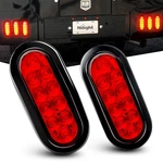 Nilight TL-01 6" Oval Red Led Trailer Lights, 2PCS Tail. Fixed Price $27.10.