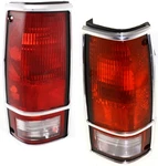 For 82-93 S10 Sonoma Pickup Taillight Taillamp W/chrome Trim W/o Bulb Set Pair. Fixed Price $97.95.