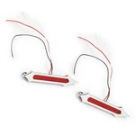Accutronix Chrome Plated Tribal Slotted Led Bag Lights BL01-LSC. Fixed Price $179.96.