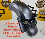 Charcoal Denim Oem 09-23 Touring Street Road Glide Led Tail Lights Rear Fender. Fixed Price $399.95.