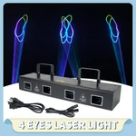 4 Lens Laser 5 Beam Rgbw Stage Lighting Dmx Dj Disco Show Projector. Fixed Price $149.15.