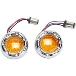 Arlen Ness 12-757 Chrome Led Fire Ring Kit For Deuce Style Turn Signal. Fixed Price $107.95.