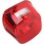 Drag Specialties 2010-0782 Laydown Taillight Lens With Top Tag Window- Red. Fixed Price $42.59.