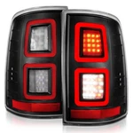 Anzo Black Clear Led Tail Lights Assembly Set For Dodge Ram 1500 2500 3500. Fixed Price $376.99.
