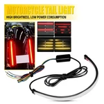 1PCS Motorcycle Led Strip Flowing Light Brake Turn Signal Tail Red+amber Lamp. Fixed Price $14.24.
