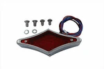 Chrome Diamond Led Flat Back Tail Lamp For Harley Davidson By V-twin. Fixed Price $84.23.