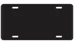 Custom Blank Matte Black License Plate Aluminum Metal Tag For Cars. Fixed Price $8.95.