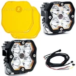 Baja Designs Squadron 2.0 Pro Led Pair Spot Pod Lights, Wiring, Amber Covers. Fixed Price $509.85.
