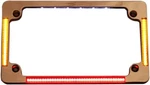 Custom Dynamics TF04-C Flat All-in-one License Plate Chrome. Fixed Price $129.95.