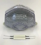 09-12 ZX6R, 08-10 ZX10R, 07-08 Z1000 Led Clear Tail Light Signal Integrated. Fixed Price $103.00.
