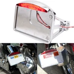 Motorcycle License Plate Led Tail Light Horizontal Side-mount Bracket For Harley. Fixed Price $45.83.