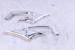 Paul Yaffe Power Mirror Set Micro Chrome Locking Design 600058. Fixed Price $150.00.