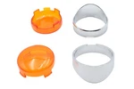 Turn Signal Bullet Flat Lens Visor Set For Harley-davidson. Fixed Price $39.99.