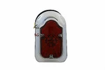 Chrome Tombstone Led Tail Lamp Assembly For Harley Davidson By V-twin. Fixed Price $138.75.