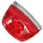 638646 Oem Red Chrome Rim Rear Brake Tail Light For Vespa 150 Lxv. Fixed Price $119.90.