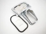 Harley Davidson Chrome Tombstone Taillight Housing And Laydown Plate 2303-02. Fixed Price $119.11.