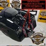2023-2026 Oem Harley Touring Rear Fender Tail Lights License Plate Mount 46516. Fixed Price $359.95.
