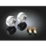 Kuryakyn Deep Dish Bezels With Smoke Lenses And Amber Bulbs - 2270. Fixed Price $71.99.
