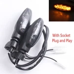 Motorcycle Led Signal Light (l+r) For Triumph Street Triple 765 2018-2024 Smoke. Fixed Price $44.00.