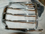 Oem Harley 14-22 Touring 2UP Chrome Airwing Detachables Luggage Rack & Led Light. Fixed Price $119.99.