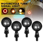 Motorcycle 4PC Led Bullet Blinker Brake Turn Signal Tail Light For Harley Bobber. Fixed Price $46.54.