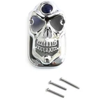 V-twin Manufacturing Skull Style Blue Dot Tail Lamp Cover 33-0434. Fixed Price $30.51.